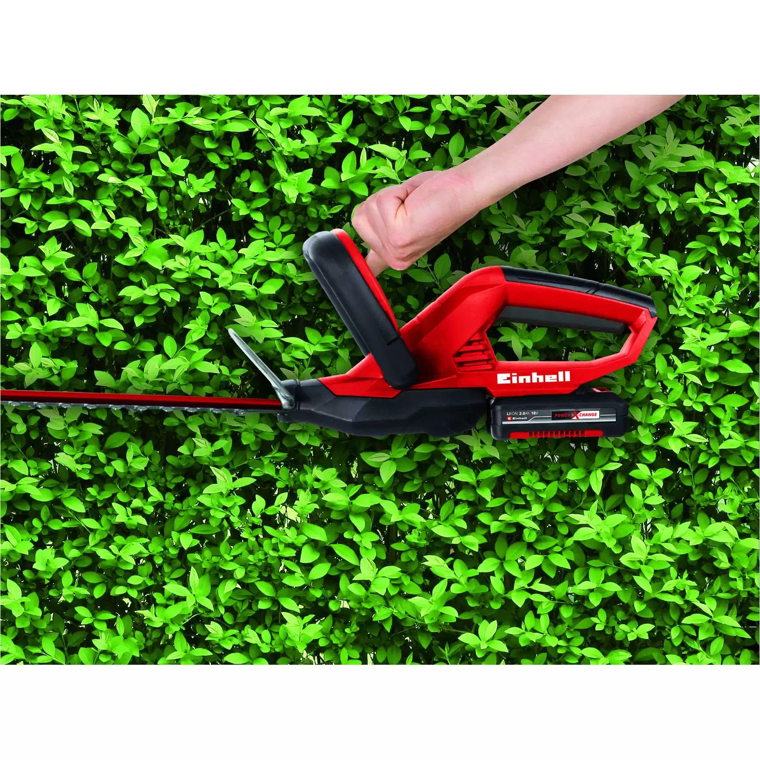 Einhell 3410709 18V 20" Corldess hedge Trimmer Kit, GE-CH 1846 Li-Kit (1) 2AH